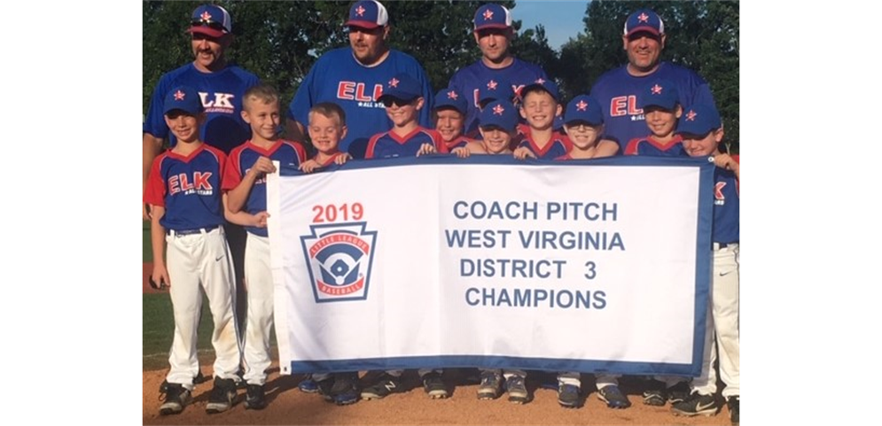 2019 Coach Pitch Baseball District Champions
